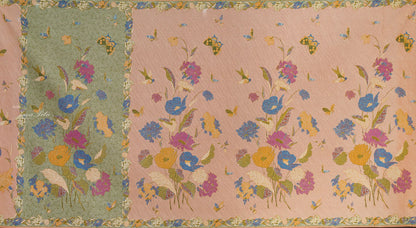 Kain Batik Halus - Bunga Magnolia - MintBlush