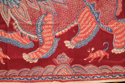 Collector item : Batik Tulis Tokwi / Meja altar - Qilin - C.1950