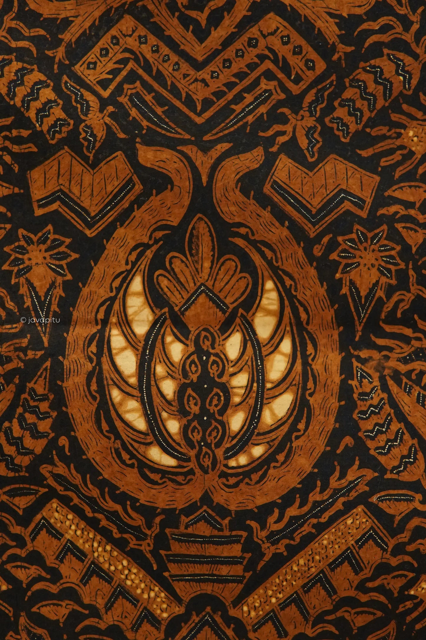 Extraordinary: Batik Sogan Semen Pattern, Ca.1950 - Javapitu