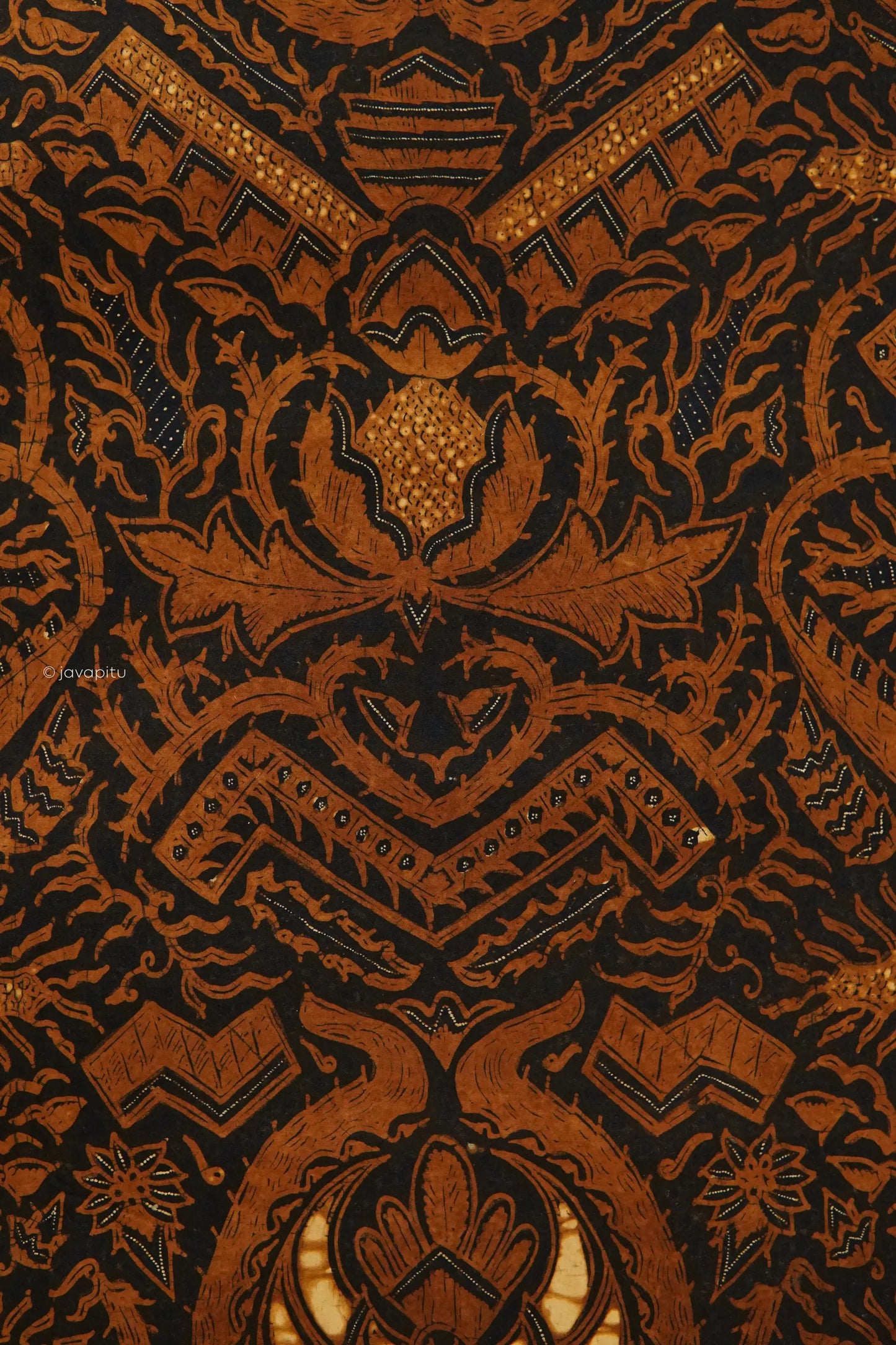 Extraordinary: Batik Sogan Semen Pattern, Ca.1950 - Javapitu