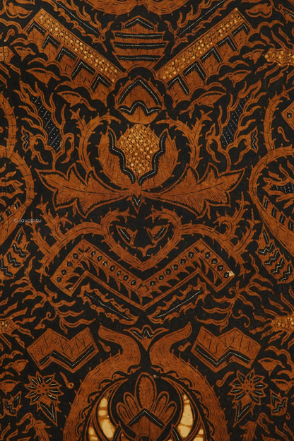 Extraordinary: Batik Sogan Semen Pattern, Ca.1950 - Javapitu