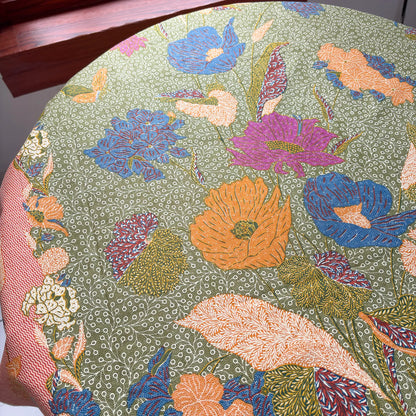 Kain Batik Halus - Bunga Magnolia - MintBlush