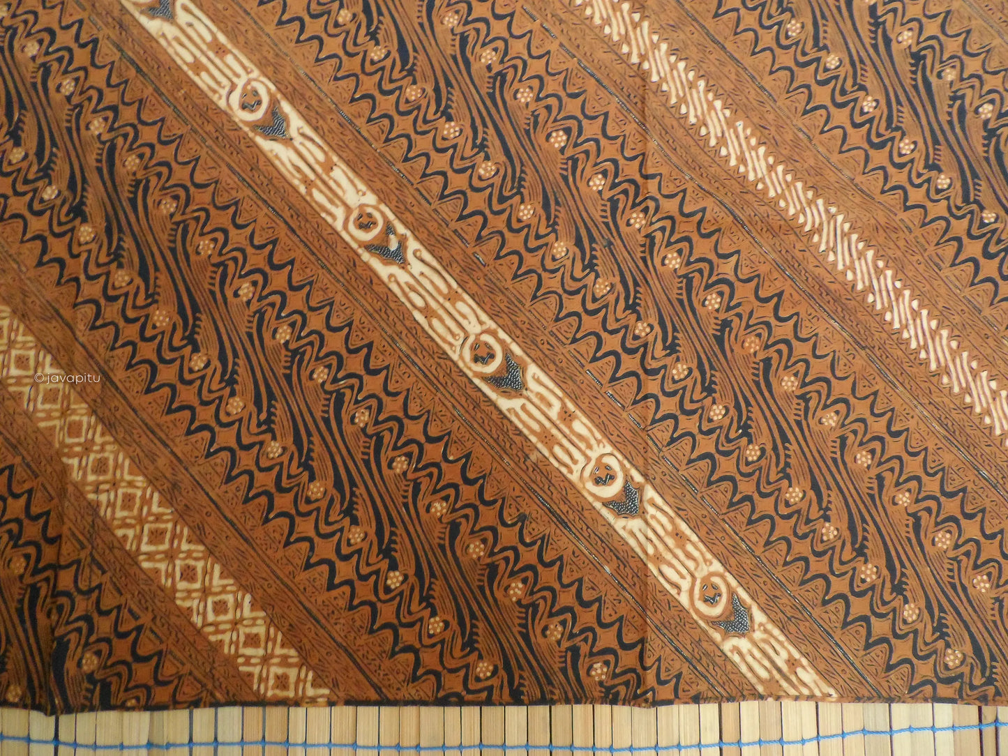 Lawas: Batik Tulis Halus Sogan Solo,Parang Seling Udan Liris, Ca.1960