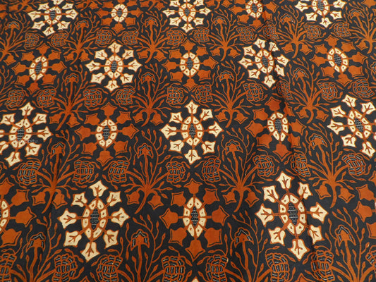 Lawasan: Batik Tulis Halus Sogan Solo - Ceplok Teratai - Ca.1960