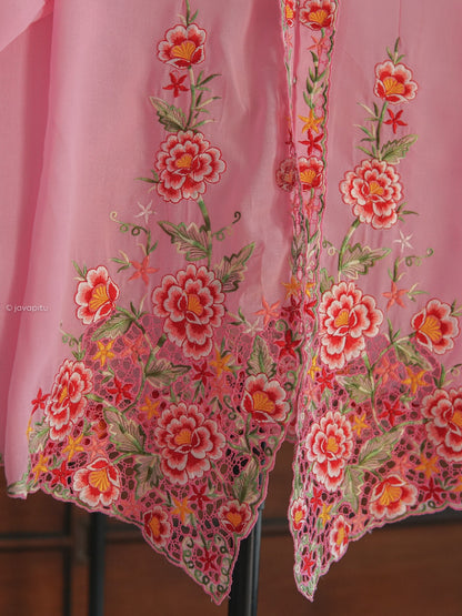 Kebaya Pinkies - Handmade Embroidery - JavaPitu