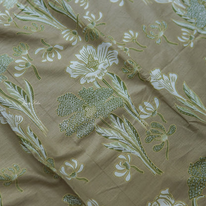 JavaPitu - Kain Batik Halus Arum Lily - Kain Lilit - Rok Lilit - 6404 - Hijau Coklat