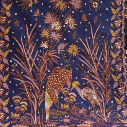 JavaPitu - Kain Batik Halus - L. Metzelaar - Pekalongan - BiruHitam - 6351