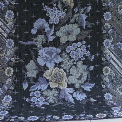 JavaPitu - Kain Batik Halus - DjawaBaru - Magnolia Hitam - 6431 Kain Lilit - Sarung Lilit