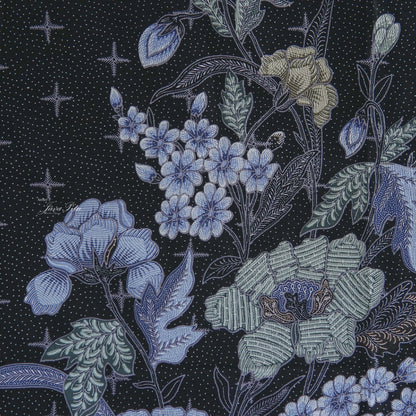 JavaPitu - Kain Batik Halus - DjawaBaru - Magnolia Hitam - 6431 Kain Lilit - Sarung Lilit