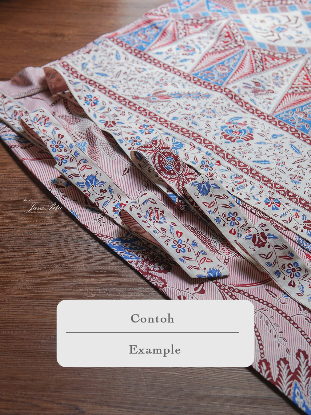 JavaPitu - Jasa Jahit Tali Batik Series - Kain Lilit - Sarong Lilit - Khusus Produk Javapitu