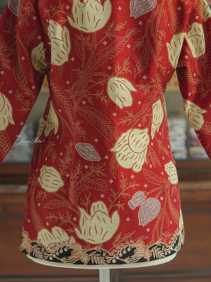 JavaPitu - Blouse Lace Van Java - Noctarubi - 6421