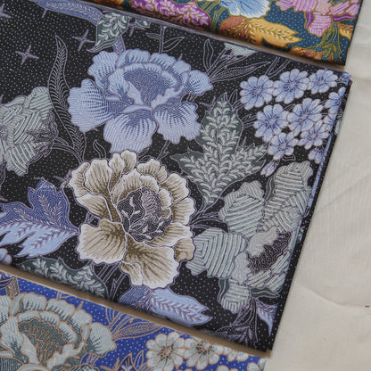 JavaPitu - Kain Batik Halus - DjawaBaru - Magnolia Hitam - 6431 Kain Lilit - Sarung Lilit