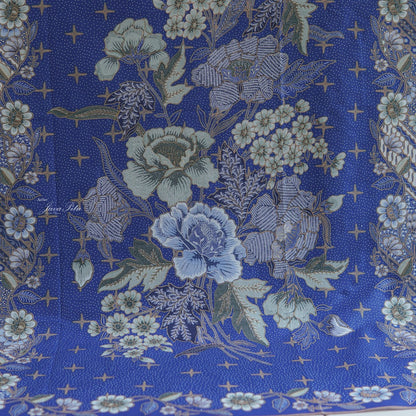 JavaPitu - Kain Batik Halus - DjawaBaru - Magnolia Biru - 6431 - Kain Lilit - Sarung Lilit