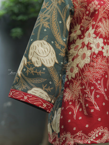 JavaPitu - Blouse Lace Van Java - Floravera - 6409