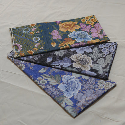 JavaPitu - Kain Batik Halus - DjawaBaru - Magnolia Hijau Biru - 6431 Kain Lilit - Sarung Lilit