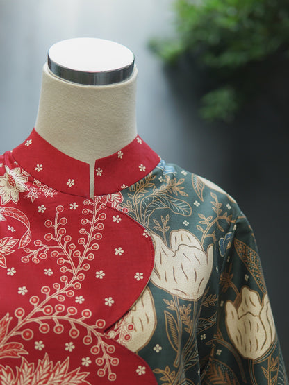 JavaPitu - Blouse Lace Van Java - Floravera - 6409