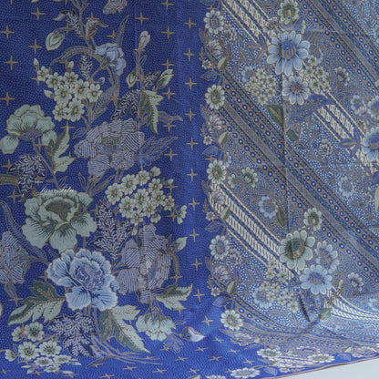 JavaPitu - Kain Batik Halus - DjawaBaru - Magnolia Biru - 6431 - Kain Lilit - Sarung Lilit