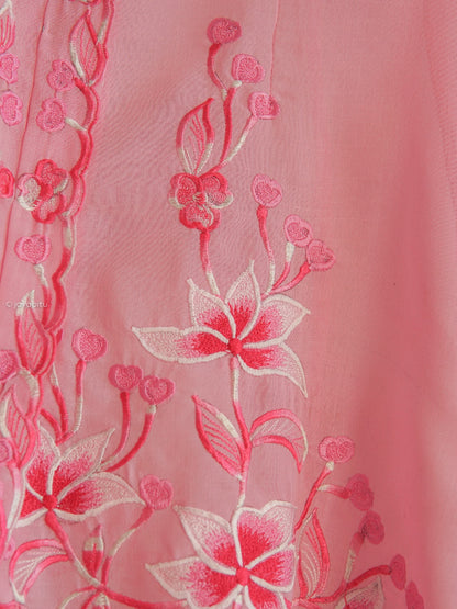 Kebaya Light Pink  - JavaPitu - HandMade Embroidery