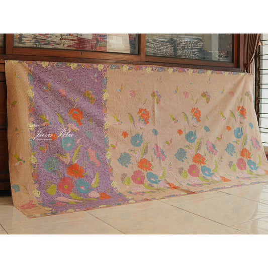 Batik Textile - Bunga Magnolia - LavenderBlush