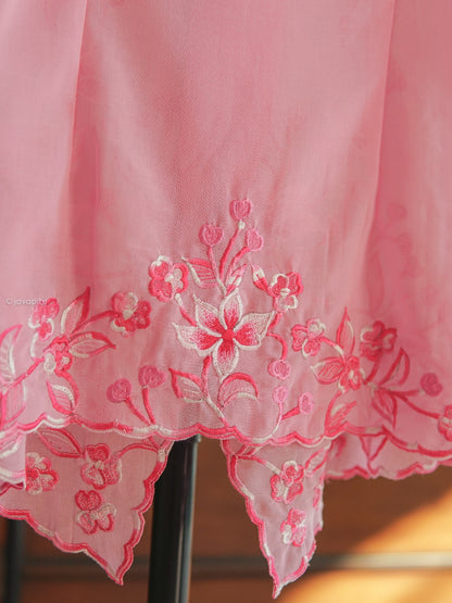 Kebaya Light Pink  - JavaPitu - HandMade Embroidery