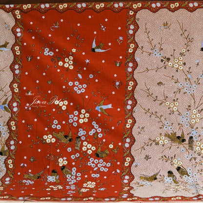 Batik Textile - J.Jans - ApricotCream