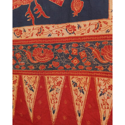 Batik Kuno Burung Merak Biru. Ca.1960