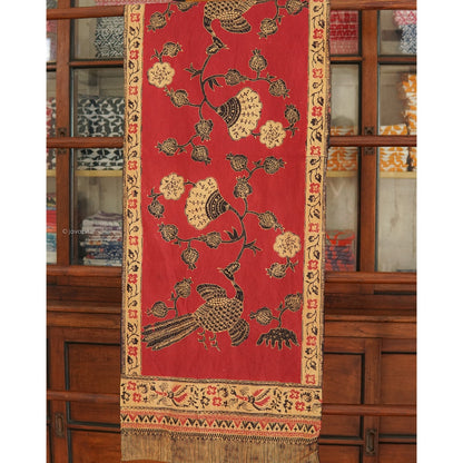 Batik Kuno Burung Merak Merah. Ca.1960