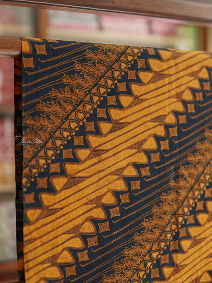 JavaPitu - Batik Tulis Sogan lawasan - Parang Menang Seling