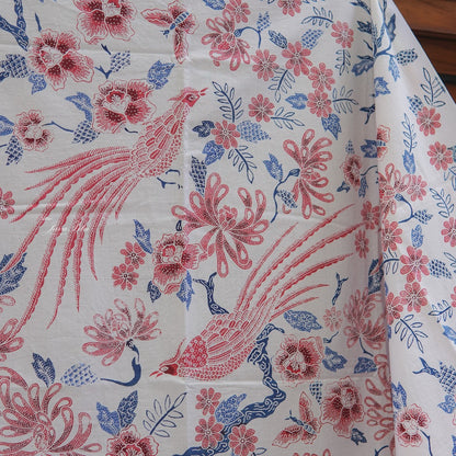 Batik Tulis Kombinasi - Cendrawasih RedBlue - 6369