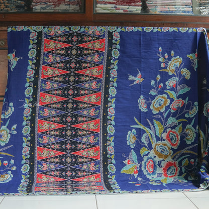 Kain Batik - Tumpal Hokokai Maroon - Pekalongan - JavaPitu