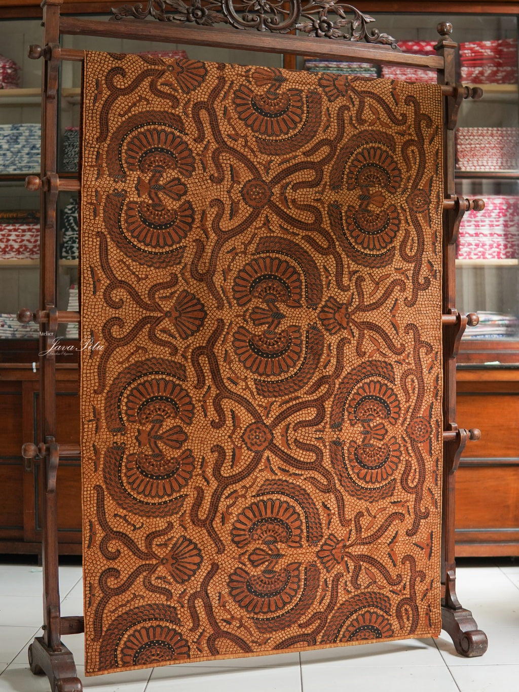 JavaPitu - Batik Tulis Sogan lawasan - Babon Angrem Latar Gringsingan