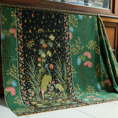 JavaPitu - Kain Batik Halus - L. Metzelaar - Pekalongan - Merah Biru - 6351