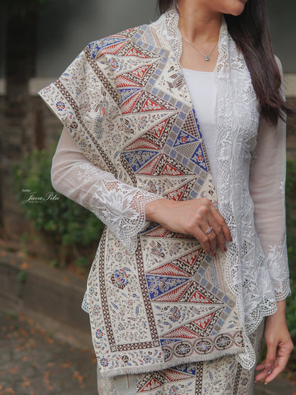 JavaPitu Rok Span Panjang Batik Premium Katun warna - Ukuran Jumbo - Rok Wanita