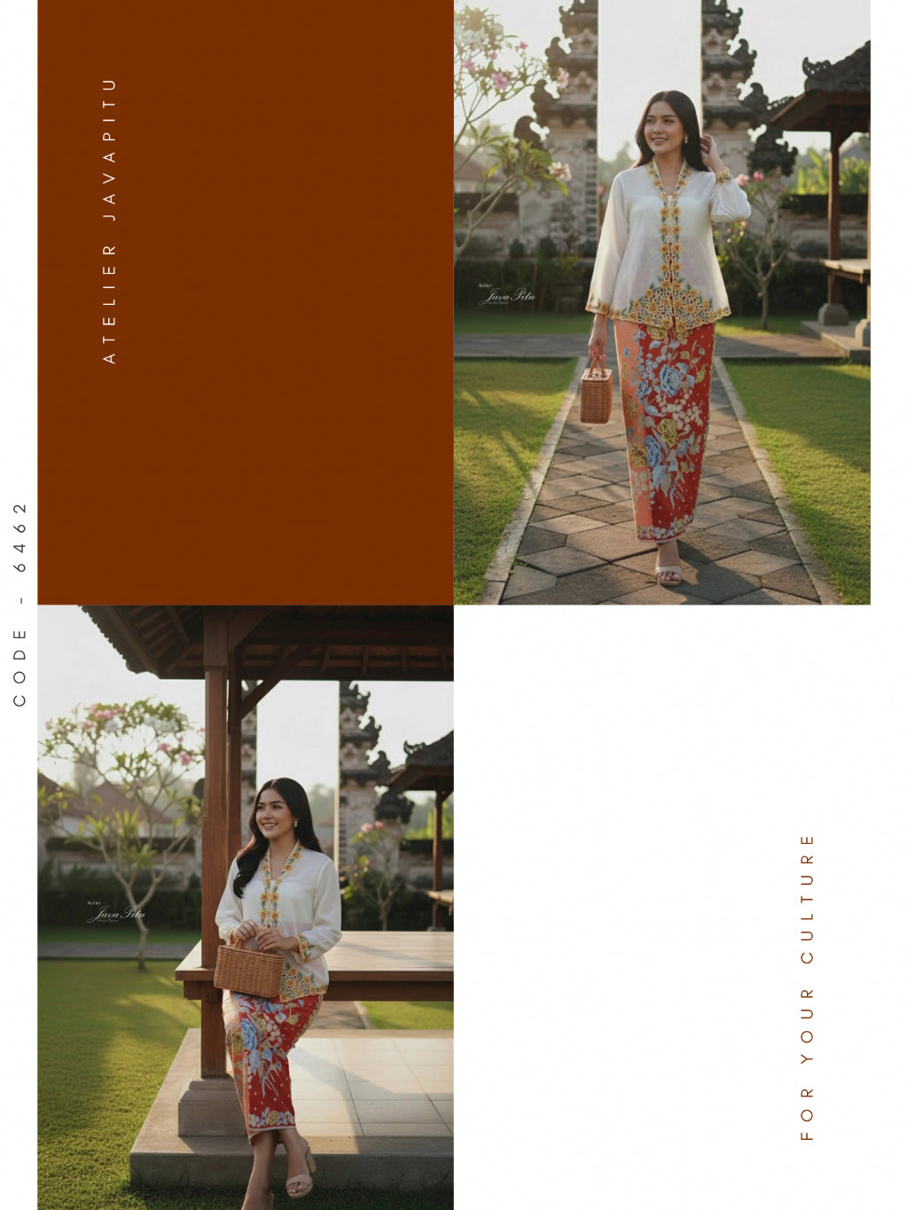 Rok Lilit Kain Lilit - Batik Katun Premium Bunga Dahlia Kuning Halus Ukuran 2 meter - 6462 JavaPitu