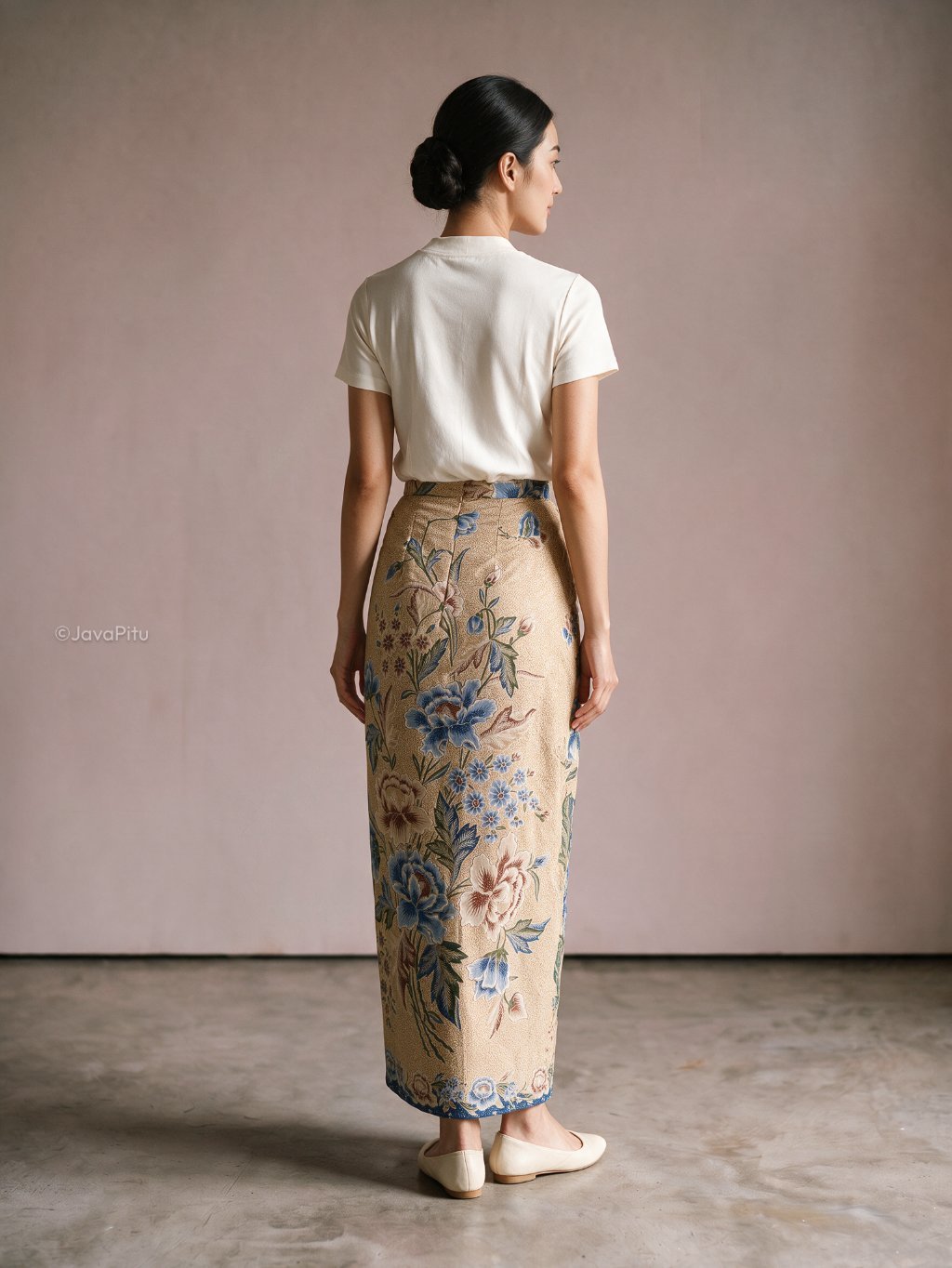 JavaPitu - LadySpan Rok Batik Wanita Lapisan Tricot - Katun Premium