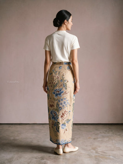 JavaPitu - LadySpan Rok Batik Wanita Lapisan Tricot - Katun Premium