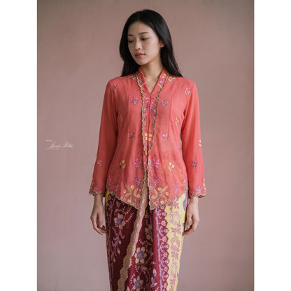 Javapitu - Kebaya Tabur bunga - Direct embroidery - 6504