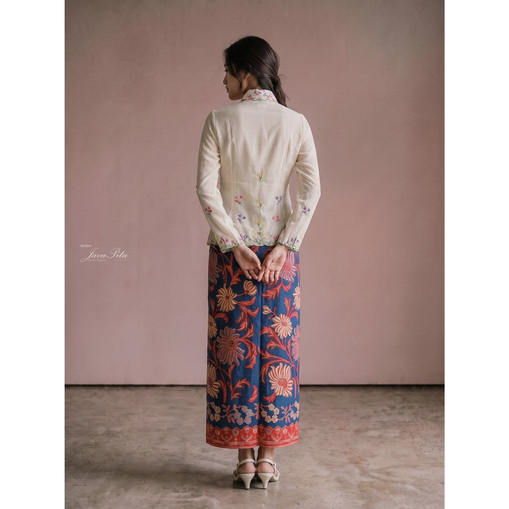 Javapitu - Kebaya Tabur bunga - Direct embroidery - 6504