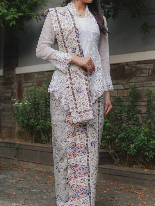 JavaPitu Rok Span Panjang Batik Premium Katun warna - Ukuran Jumbo - Rok Wanita