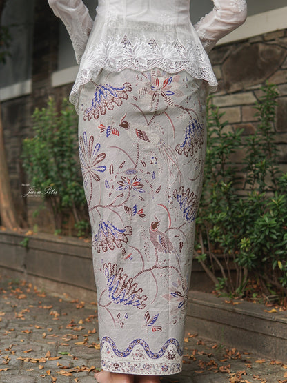 JavaPitu Rok Span Panjang Batik Premium Katun warna - Ukuran Jumbo - Rok Wanita