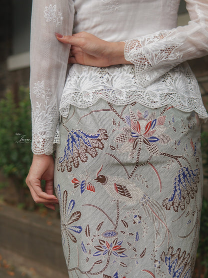 JavaPitu Rok Span Panjang Batik Premium Katun warna - Ukuran Jumbo - Rok Wanita