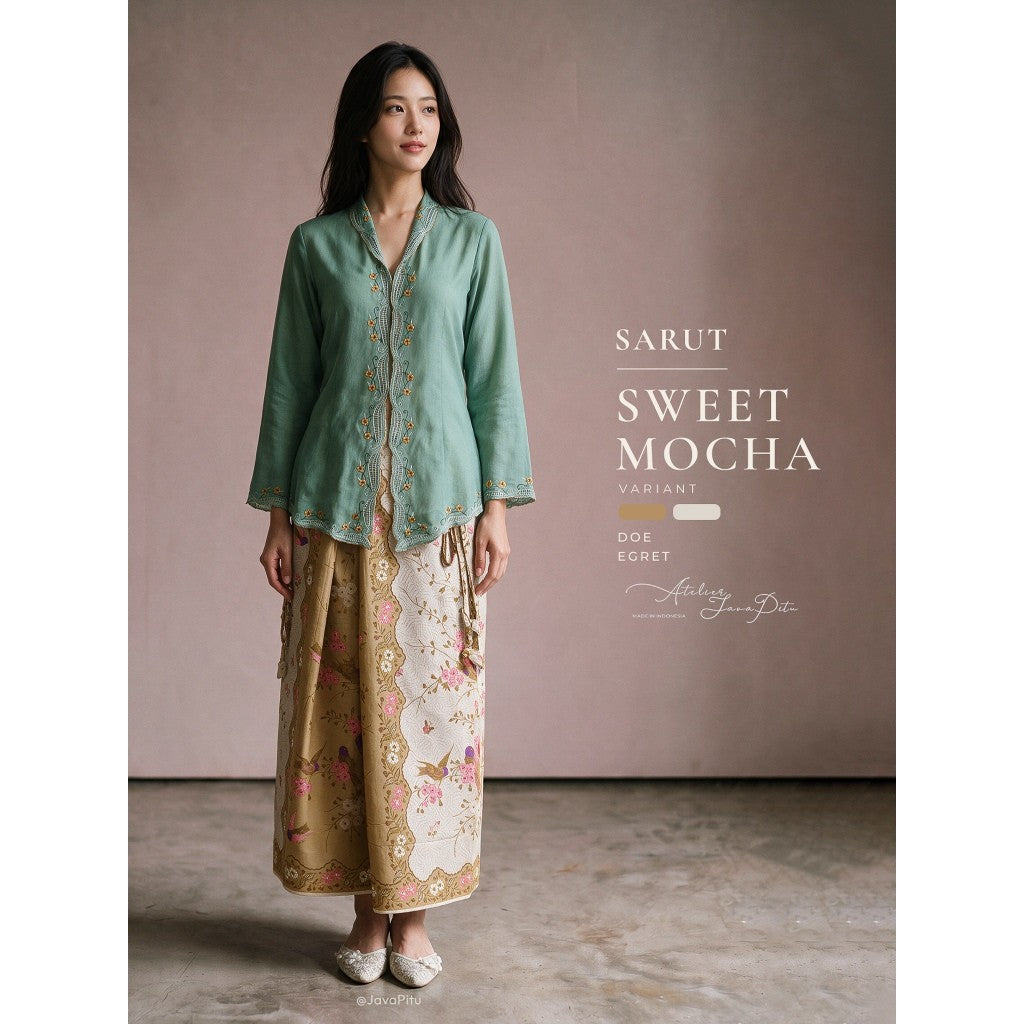Javapitu - Rok Batik SARUT Drapery - SAGE EDEN - 6512
