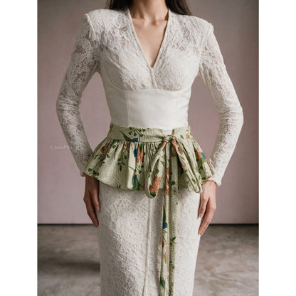 JavaPitu - Obi Belt Batik Wanita | Sabuk Pinggang Kebaya Dress Tali Ikat