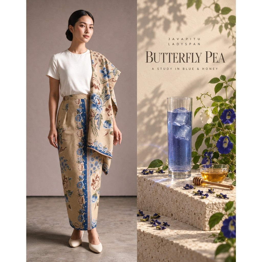 JavaPitu - LadySpan Rok Batik Wanita Lapisan Tricot - Katun Premium