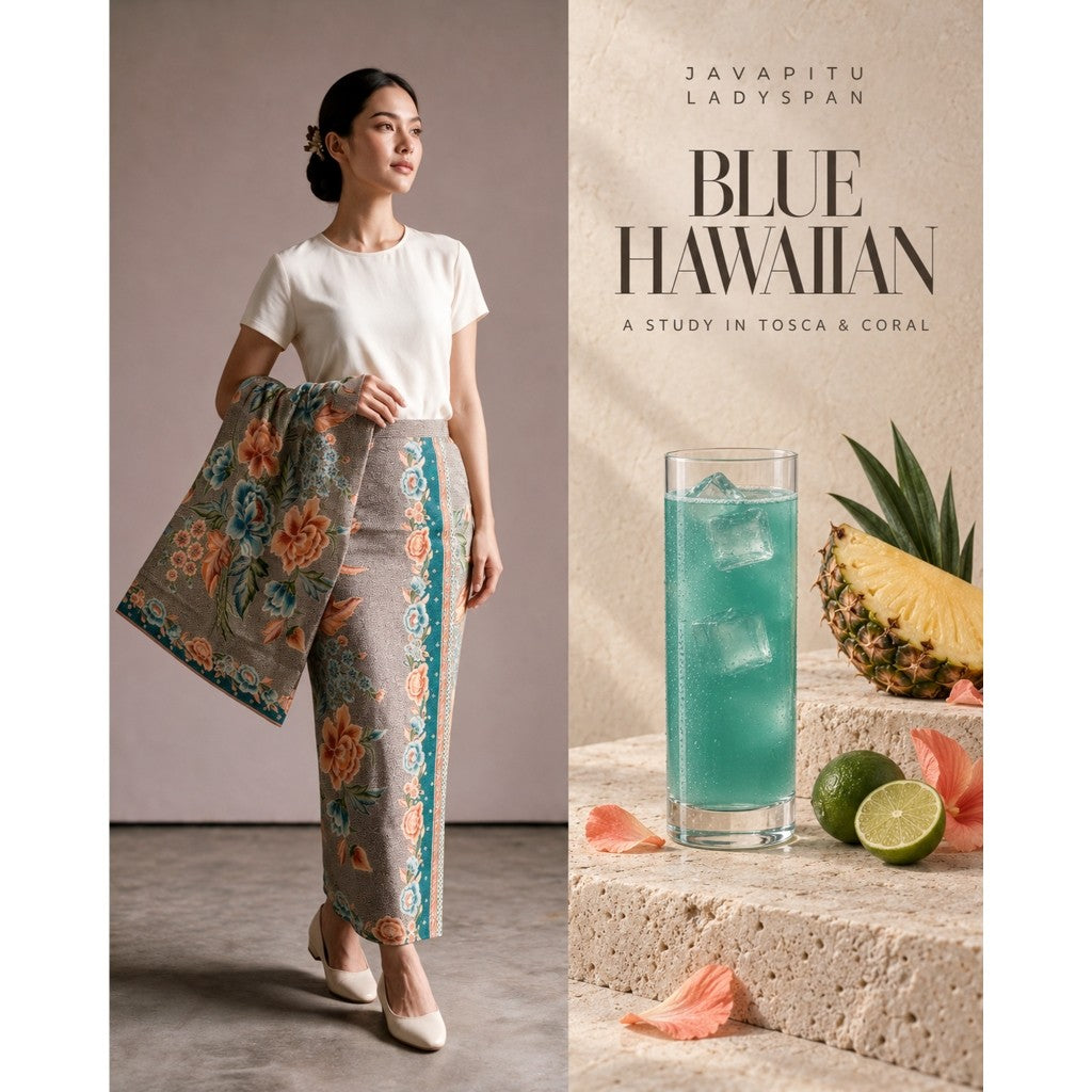 JavaPitu - LadySpan Rok Batik Wanita Lapisan Tricot - Katun Premium