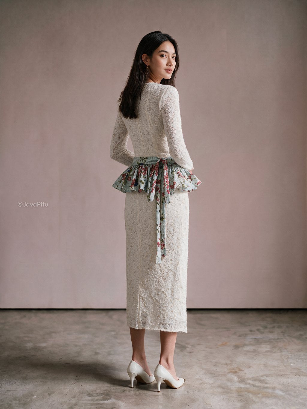JavaPitu - Obi Belt Batik Wanita | Sabuk Pinggang Kebaya Dress Tali Ikat