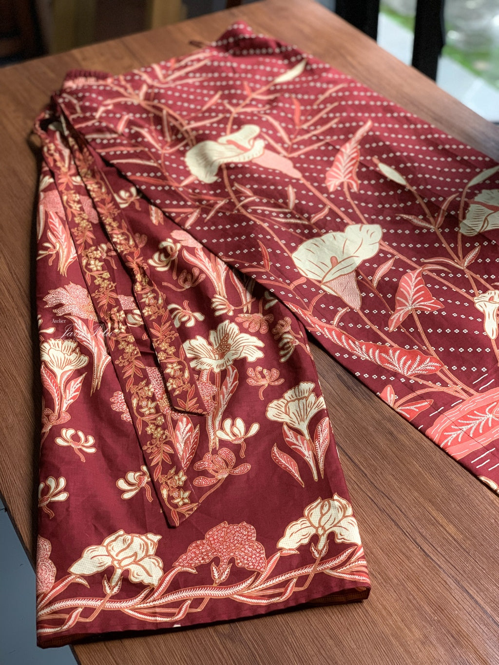 JavaPitu - Celana Batik Katun Paraya Series - Arum Lily - Kain Lilit - Rok Lilit - Sarung Lilit