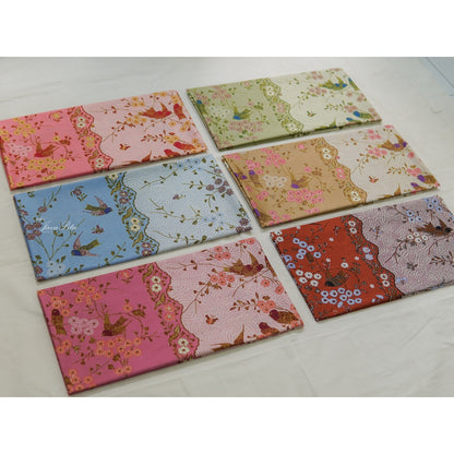 JavaPitu Kain Batik Katun Premium Bunga Sakura Warna Sage, Halus Nyaman Ukuran 200×105 cm - 6458