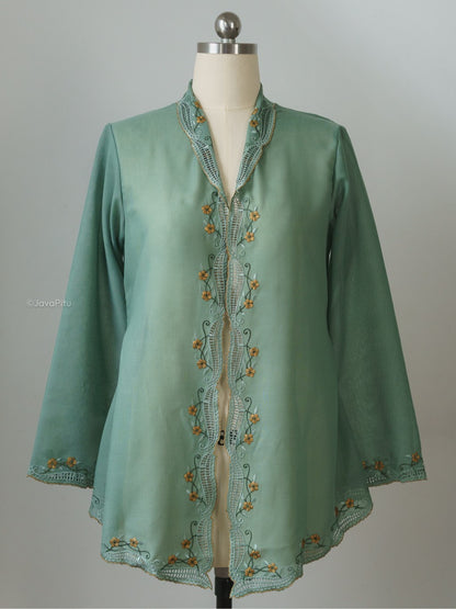 JavaPitu - Kebaya Peranakan Sage Kembang V.2 - 6503