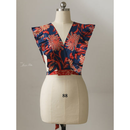 Javapitu - Vest Morpho dan Rok Lilit Tulip dahlia series - All size